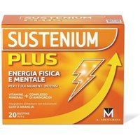 Sustenium Plus Integratore Energizzante con Vitamine Minerali e Aminoacidi, 20 Bustine