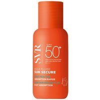 SVR Sun Secure Aqua Fluide SPF 50+ - Fluido solare per il viso idratante e antiossidante, 50 ml