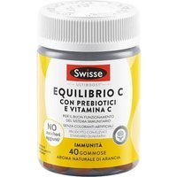 Swisse Equilibrio C con Prebiotici e Vitamina C Integratore, 40 gommose
