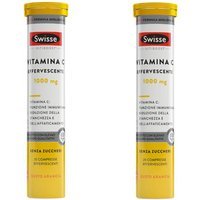 Swisse Ultiboost - Vitamina C Effervescente 1000mg Integratore Alimentare, 2 x 20 compresse