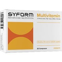 Syform Multivitamin Integratore Vitamine Minerali e Antiossidanti, 30 Compresse