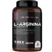 T-Rex Arginina 1000mg Integratore per Sportivi, 120 Compresse