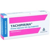 Tachipirina Prima Infanzia 125mg Paracetamolo Antipiretico e Analgesico, 10 Supposte