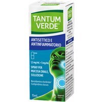 Tantum Verde Antisettico e Antinfiammatorio Spray Sollievo Dolore Bocca e Gola, 15ml