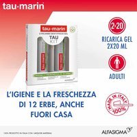 Tau-marin Dentifricio Rinfrescante Gel 12 Erbe Igiene Freschezza Ricarica,2x20ml