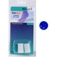 Tecniwork Biogel - Fascia tubolare gel poliuretano per la protezione delle dita, 2 pezzi taglia S
