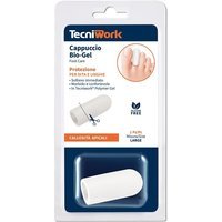 Tecniwork Biogel protezione per dita - Cappuccio in gel contro i calli apicali, 1 pezzo taglia L