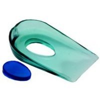 Tecniwork Talloniera con foro - Talloniera in gel per spina calcaneare, 1 paio misura S