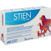 Teknofarma compresse Stien Pet Line - Acidificante urinario per la struvite del cane, 48 compresse