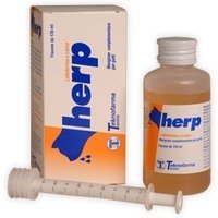 Teknofarma Herp - Integratore gatti Teknofarma per le difese immunitarie contro l'herpes, 120 ml