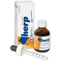 Teknofarma Herp - Teknofarma integratore gatti con lattoferrina per l'herpes virus, 50 ml