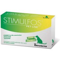 Teknofarma Stimulfos Pet Line Gatto Mangime Complementare, 30 Compresse