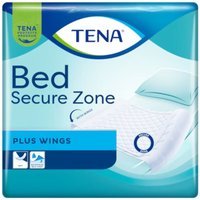 Tena Bed Secure Zone Traverse Assorbenti con Ali Plus Wings Misura 180 x 80 cm, 20 Pezzi