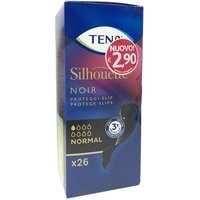 Tena Silhouette Noir Proteggi Slip Normal per Perdite Urinarie Leggere, 26 Pezzi