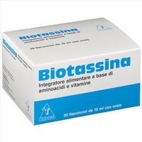 Teofarma Biotassina - Integratore ricostituente, 20 fiale da 10 ml