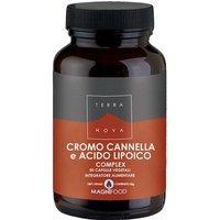 Terranova Supporti Specifici - Cromo Cannella e Acido Lipoico, 50 Capsule