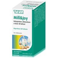 Teva Mill e Joy compresse masticabili - Integratore per la digestione del lattosio, 100 compresse
