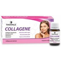 Thotale Collagene Integratore Benessere Pelle Ossa e Cartilagini, 10 Flaconcini