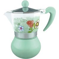 THUN Caffettiera Sul Fuoco Moka in Ceramica Decorata per Colazione e Tavola