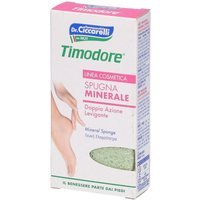 Timodore Cosmetica - Spugna Minerale Doppia Azione per Piedi, 1 Spugna