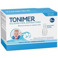 Tonimer Ricambi per Aspiratore Nasale, 20 beccucci