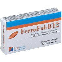 Topfarma Ferrofol B12 Integratore Alimentare, 30 Compresse