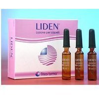 Tricofarma Liden - Trattamento anticaduta per i capelli, Tricofarma lozione 120ml in 12 fiale