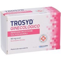 Trosyd Ginecologico 50mg Econazolo Nitrato Ovulo per Infezioni Micotiche Vulvovaginali, 15 ovuli