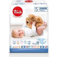 Trudi Baby Care - Pannolini Junior Taglia 5 11/25Kg, 16 pannolini