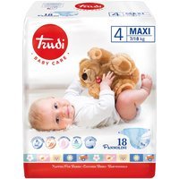Trudi Baby Care - Pannolini Maxi Taglia 4 7-18 Kg, 18 pannolini