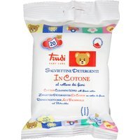 Trudi Baby Care - Salviettine Detergenti in Cotone, 20 salviettine