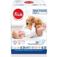 Trudi Baby Care - Telini Multiuso 60x60cm con Filtrante Ipoallergenico, 10telini