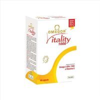 UGA Nutraceuticals Omegor - Vitality 1000 Integratore, 60 Capsule Molli