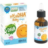 U.G.A. Nutraceuticals VitaDHA Baby Drops Integratore Alimentare, 30ml