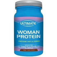 Ultimate Woman Protein Cacao - Integratore proteico donna con vitamine e probiotici, 750 g