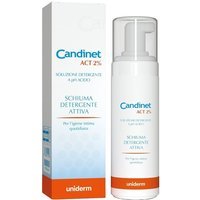 Uniderm Candinet Act 2% - Schiuma detergente 150 ml, 1 flacone