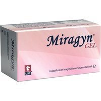 Union Of Pharmaceut Sciences Miragyn - Gel vaginale per la secchezza intima, 6 applicatori da 6 ml