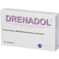 Up Pharma Drenadol - integratore funzionalità del microcircolo e drenaggio dei liquidi, 30 compresse