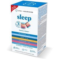 Upsa x Nourished Sleep - Integratore per il sonno con melatonina, 30 caramelle gommose
