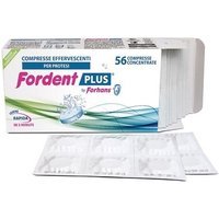 Uragme Fordent Plus - Igienizzante per dentiere e apparecchi ortodontici, compresse Fordent 56