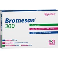 Valderma Bromesan 300 - Integratore per lo stress ossidativo, 30 compresse gastroresistenti Valderma