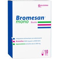 Valderma Bromesan Mono Integratore Alimentare, 10 Buste
