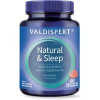 Valdispert Natural & Sleep Integratore Alimentare, 30 Pastiglie Gommose