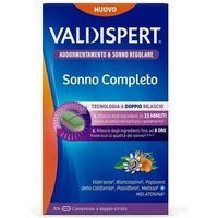 Valdispert Sonno Completo Integratore Alimentare, 30 Compresse a doppio strato