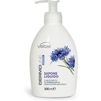 Vebix Dermoline Idratante - Sapone Liquido con Estratto di Fiordaliso, 300ml
