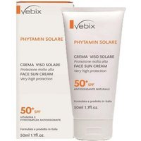 Vebix Phytamin Solare - Crema Viso Solare SPF50+, 50ml