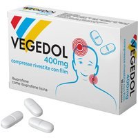 Vegedol 400mg Ibuprofene Antinfiammatorio, 20 compresse