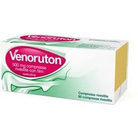 Venoruton 500mg Insufficienza Venosa e Fragilità Capillare, 60 Compresse Rivestite