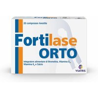 Viatris Fortilase Orto Integratore Bromelina Vitamine, 20 Compresse