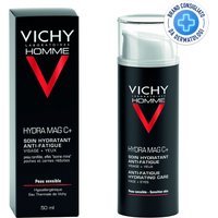 Vichy Homme - Hydra Mag C + Trattamento Idratante Anti-Fatica Viso + Occhi, 50ml
